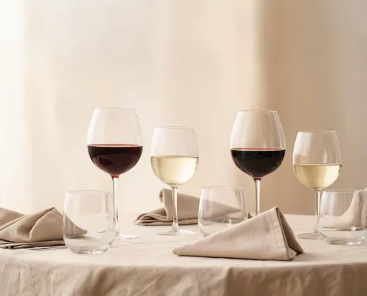Wine glass collection